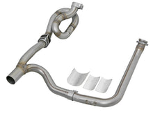 Cargar imagen en el visor de la galería, aFe POWER Twisted Steel Y-Pipe w/ Loop Relocation Pipe 12-18 Jeep Wrangler (JK) V6 3.6L