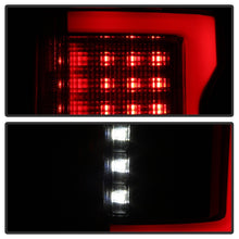 Load image into Gallery viewer, Spyder 15-18 Ford F-150 LED Tail Lights (w/Blind Spot) - Black Smoke (ALT-YD-FF15015BS-LBLED-BSM)