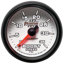 Charger l&#39;image dans la galerie, Autometer Phantom II 52.4mm Mechanical 0-35 PSI Boost Gauge