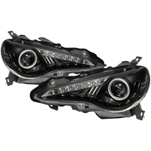 Load image into Gallery viewer, Spyder Scion FRS 12-14 Projector Headlights DRL LED Black PRO-YD-SFRS12-BK