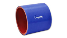 Charger l&#39;image dans la galerie, Vibrant 4 Ply Reinforced Silicone Straight Hose Coupling - 3.5in I.D. x 3in long (BLUE)