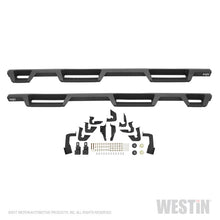 गैलरी व्यूवर में इमेज लोड करें, Westin 07-18 Chevrolet Silverado 1500 CC 5.5ft Bed HDX Drop W2W Nerf Step Bars - Tex. Blk