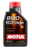 Motul 1L 8100 Eco-Clean 0W20 - Case of 12