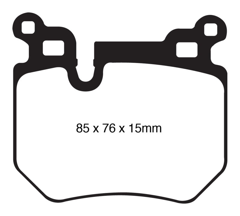 EBC 08-10 BMW 135 3.0 Twin Turbo Redstuff Rear Brake Pads