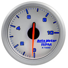 Carica l&#39;immagine nel visualizzatore di Gallery, Autometer Airdrive 2-1/6in Tachometer Gauge 0-10K RMP - Silver