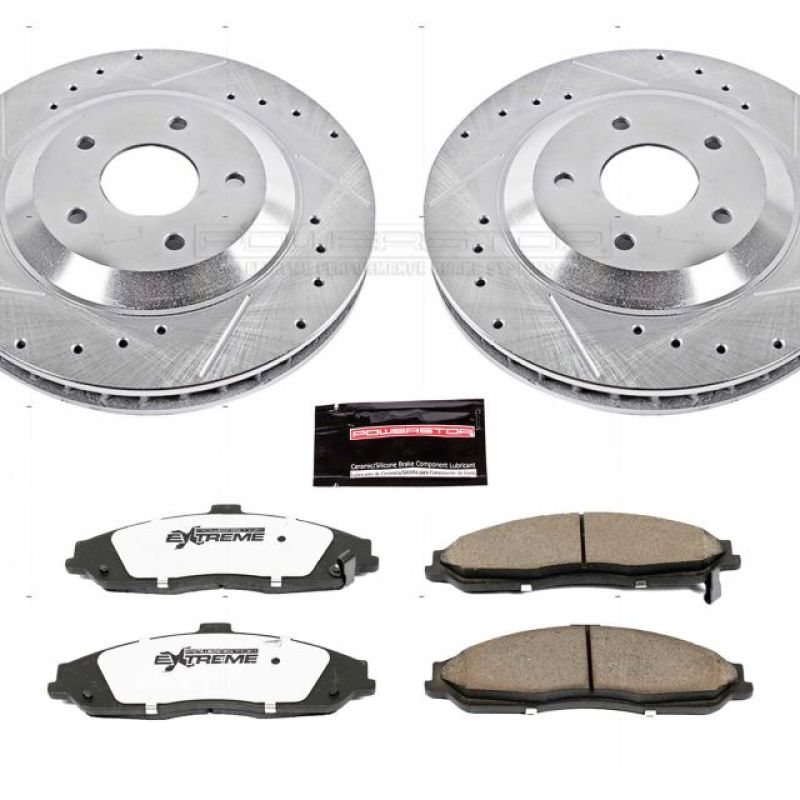 Power Stop 2004 Cadillac XLR Front Z26 Street Warrior Brake Kit