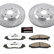 Charger l&#39;image dans la galerie, Power Stop 2004 Cadillac XLR Front Z26 Street Warrior Brake Kit