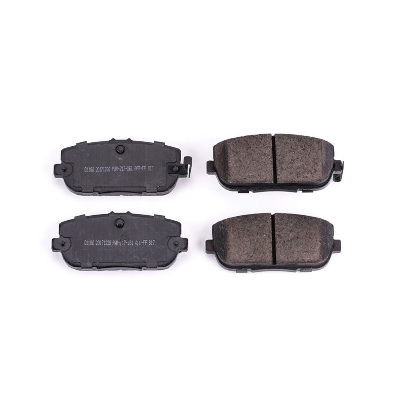 Power Stop 17-19 Fiat 124 Spider Rear Z16 Evolution Ceramic Brake Pads