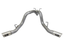 Carica l&#39;immagine nel visualizzatore di Gallery, aFe Large Bore-HD 4in 409-SS DPF-Back Exhaust w/Dual Polished Tips 2017 GM Duramax V8-6.6L (td) L5P