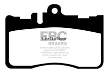 Charger l&#39;image dans la galerie, EBC 01-06 Lexus LS430 4.3 Yellowstuff Front Brake Pads