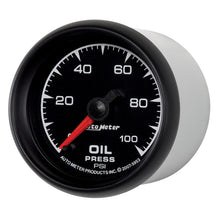 Laden Sie das Bild in den Galerie-Viewer, Autometer ES 52.4mm 0-100 PSI Oil Pressure Gauge