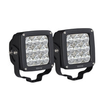 Carica l&#39;immagine nel visualizzatore di Gallery, Westin Axis LED Auxiliary Light 4.5 inch x 4.5 inch Square Spot w/3W Osram (Set of 2) - Black