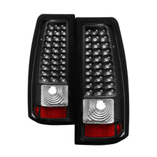 Carica l&#39;immagine nel visualizzatore di Gallery, Xtune Chevy Silverado 1500/2500/3500 99-02 LED Tail Lights Black ALT-ON-CS99-LED-BK