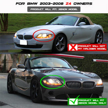 Load image into Gallery viewer, Spyder BMW Z4 03-08 Projector Headlights Xenon/HID Model Only - LED Halo Chrome PRO-YD-BMWZ403-HID-C