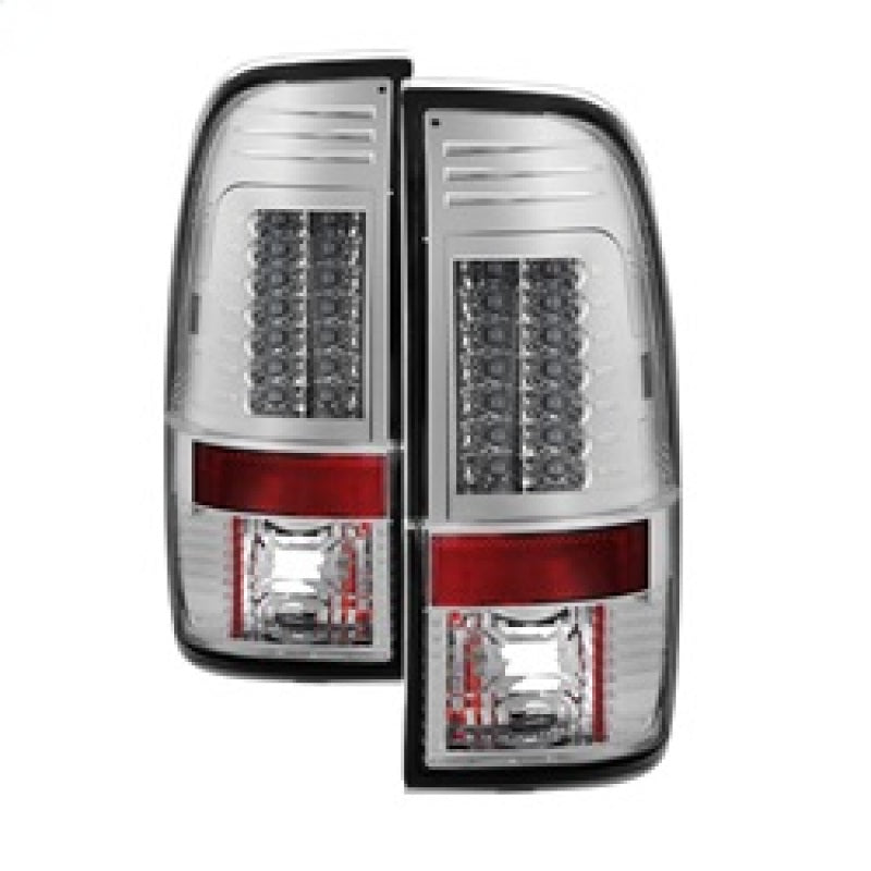 Spyder Ford F150 Styleside 97-03/F250 Version 2 LED Tail Lights Chrm ALT-YD-FF15097-LED-G2-C