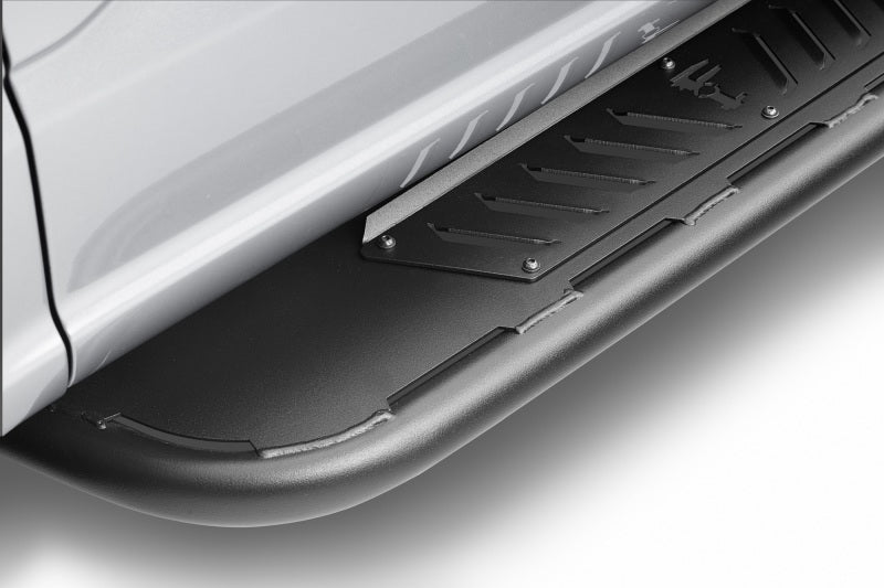 N-FAB 12007-2018 Chevrolet Silverado 1500 Crew Cab Pickup Ravegr Running Boards - Textured Black