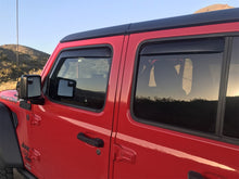 Laden Sie das Bild in den Galerie-Viewer, EGR 2018 Jeep Wrangler JL SlimLine In-Channel WindowVisors Set of 4 - Matte Black