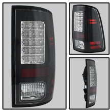 Load image into Gallery viewer, Spyder Dodge Ram 1500 13-14/Ram 2500 13-14 LED Tail Lights LED Model only - Blk ALT-YD-DRAM13-LED-BK