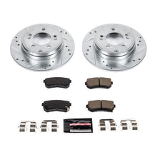 Carica l&#39;immagine nel visualizzatore di Gallery, Power Stop 16-19 Hyundai Sonata Rear Z23 Evolution Sport Brake Kit