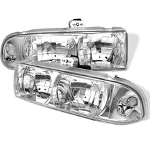 Load image into Gallery viewer, Spyder Chevy S10 98-04/Chevy Blazer 98-05 Crystal Headlights Chrome HD-YD-CS1098-C