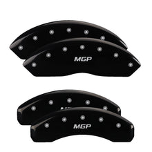 गैलरी व्यूवर में इमेज लोड करें, MGP 4 Caliper Covers Engraved Front &amp; Rear MGP Black Finish Silver Char 2009 Toyota Fj Cruiser