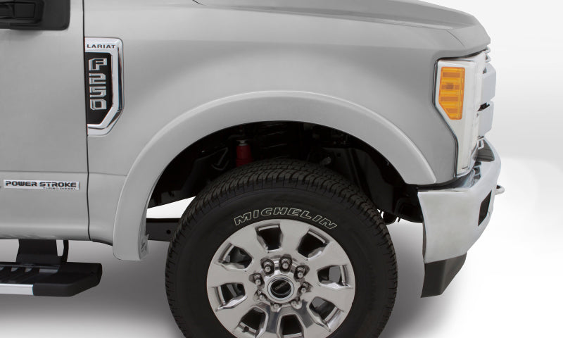 Bushwacker 17-18 Ford F-250 Super Duty OE Style Flares - 4 pc - Ingot Silver