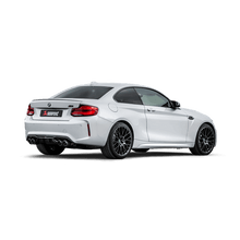 Laden Sie das Bild in den Galerie-Viewer, Akrapovic 2018 BMW M2 Competition F87N (Excl 16-17 M2) Slip-On Line (Titanium) w/Carbon Fiber Tips