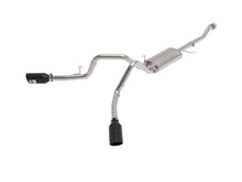 Charger l&#39;image dans la galerie, aFe Vulcan 3in 304 SS Cat-Back Exhaust 2021 Ford F-150 V6 2.7L/3.5L (tt)/V8 5.0L w/ Black Tips