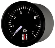 Carica l&#39;immagine nel visualizzatore di Gallery, Autometer Stack Instruments 52mm 0-7 BAR M10 (M) Mechanical Oil Pressure Gauge - Black