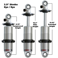 Charger l&#39;image dans la galerie, Ridetech HQ Series CoilOver Shock 2.9in Travel 2.5in Coil Eye/Eye Mounting 8.725inx11.625in