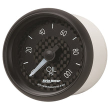 Laden Sie das Bild in den Galerie-Viewer, Autometer GT Series 52mm Full Sweep Electronic 0-100 PSI Oil Pressure Gauge