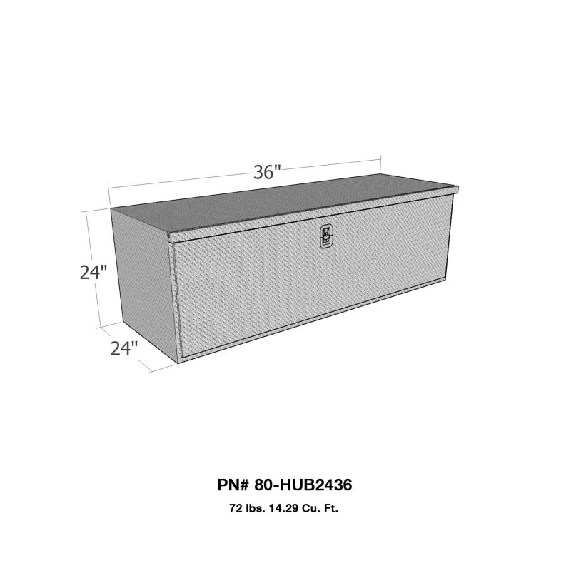 Westin/Brute HD Under Body 24in x 36in Drop Down Door - Aluminum