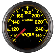 Laden Sie das Bild in den Galerie-Viewer, Autometer Elite Nascar 2-1/16in 100-260 Deg. F Water Temp. w/ Peak and Warn Gauge w/ Pro-Control