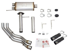 Laden Sie das Bild in den Galerie-Viewer, aFe Rebel Exhausts 3in SS Cat-Back 09-14 Ford F-150 4.6/5.0/5.4L w/ Black Tips