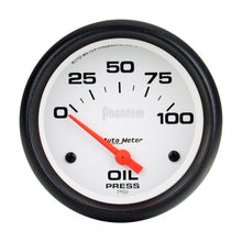 Charger l&#39;image dans la galerie, Autometer Phantom 66.7mm 0-100 PSI SSE Oil Pressure Gauge