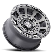 Load image into Gallery viewer, ICON Thrust 17x8.5 6x135 6mm Offset 5in BS Smoked Satin Black Tint Wheel