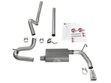 Cargar imagen en el visor de la galería, aFe Scorpion 2-1/2in Aluminized Steel Cat Back Exhaust 07-17 Jeep Wrangler V6-3.6/3.8L (4 Dr)