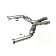 Charger l&#39;image dans la galerie, BBK 05-10 Mustang 4.6 Short Mid X Pipe With Catalytic Converters 2-3/4 For BBK Long Tube Headers