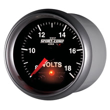 Laden Sie das Bild in den Galerie-Viewer, Autometer Sport-Comp II 2-1/16in Digital Voltometer Gauge - 18V