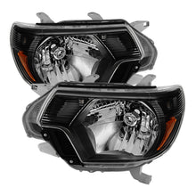 Charger l&#39;image dans la galerie, Xtune Toyota Tacoma 2012-2015 OEM Style Headlights Black HD-JH-TTA12-AM-BK