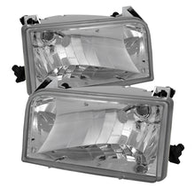 Load image into Gallery viewer, Xtune Ford F150/Bronco 92-96 Crystal Headlights Chrome HD-JH-FB92-E