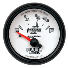 Carica l&#39;immagine nel visualizzatore di Gallery, Autometer Phantom 2-1/16in 73-10 OHM Fuel Level Gauge