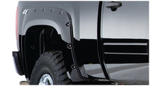 गैलरी व्यूवर में इमेज लोड करें, Bushwacker 07-13 Chevy Silverado 1500 Fleetside Pocket Style Flares 2pc 78.7/97.6in Bed - Black