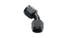 Cargar imagen en el visor de la galería, Vibrant -8AN X -8AN Female Flare Swivel 45 Deg Fitting ( AN To AN ) -Anodized Black Only