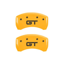 Carica l&#39;immagine nel visualizzatore di Gallery, MGP Rear set 2 Caliper Covers Engraved Rear S197/GT Yellow finish black ch