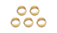 Carica l&#39;immagine nel visualizzatore di Gallery, Vibrant Brass Olive Inserts 3/8in - Pack of 5