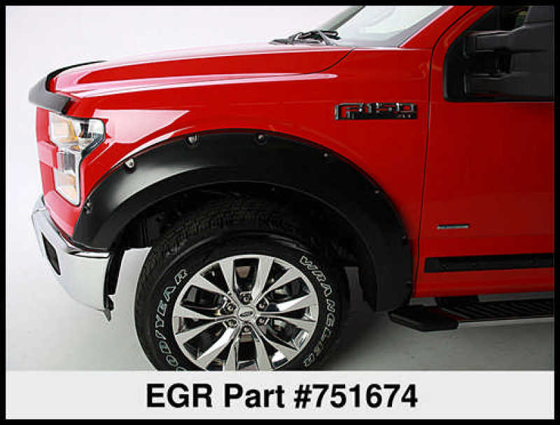 EGR 14+ Chev Silverado 5.8ft Bed Rugged Look Fender Flares - Set