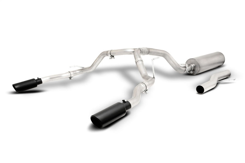 Gibson 2021 GMC Yukon/Chevy Tahoe 5.3L 2/4WD Cat-Back Dual Split Exhaust System - Stainless