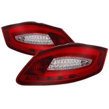 Load image into Gallery viewer, xTune Porsche 987 Cayman 06-08 / Boxster 05-08 LED Tail Lights - Red Clear ALT-ON-P98705-LED-RC