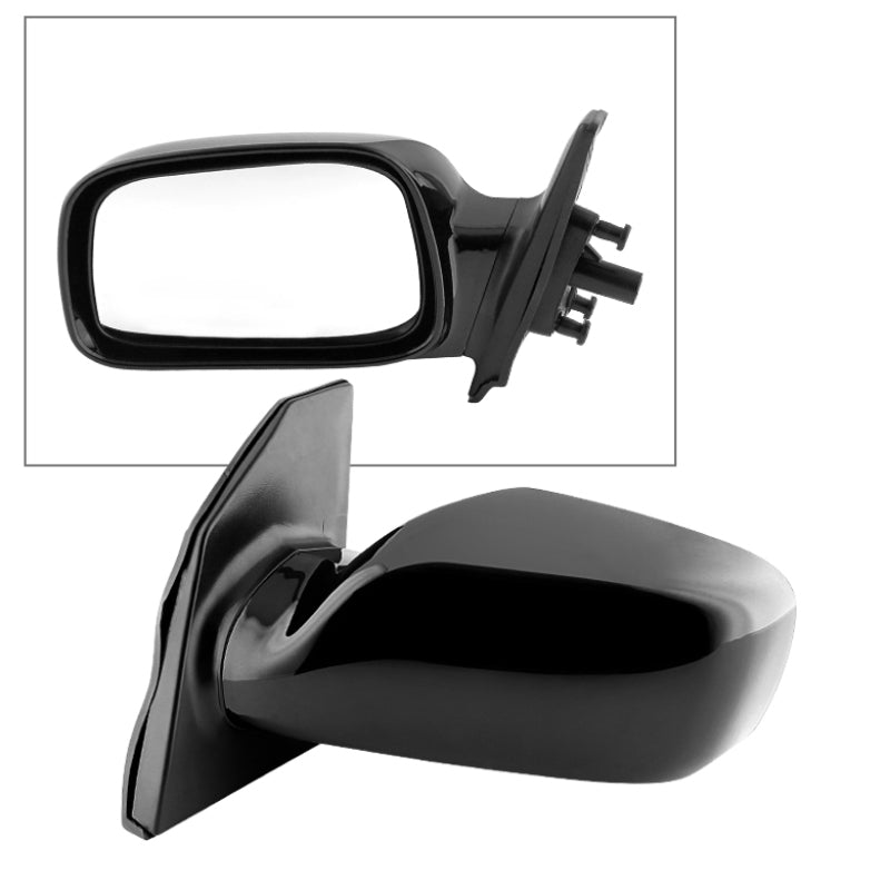 Xtune Toyota Corolla 03-08 OE Mirror Black Power Left MIR-55010-932-P-L